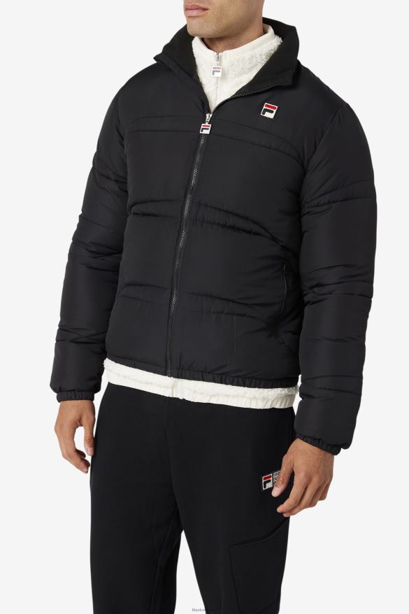 čierna FILA elias puffer jacket čierna fila 68Z20797