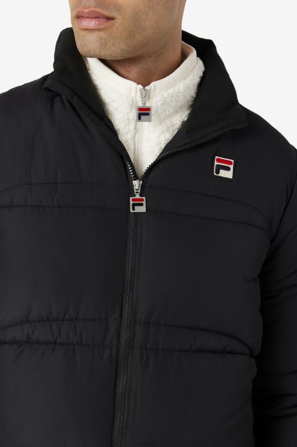 čierna FILA elias puffer jacket čierna fila 68Z20797