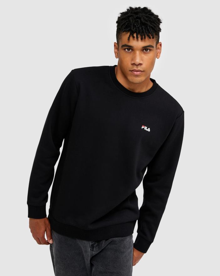 čierna FILA fila black classic unisex crew 2 68Z202470