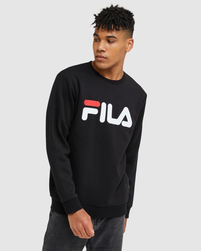 čierna FILA fila black classic unisex crew 68Z202488