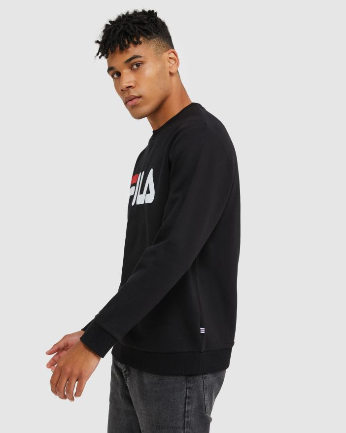 čierna FILA fila black classic unisex crew 68Z202488