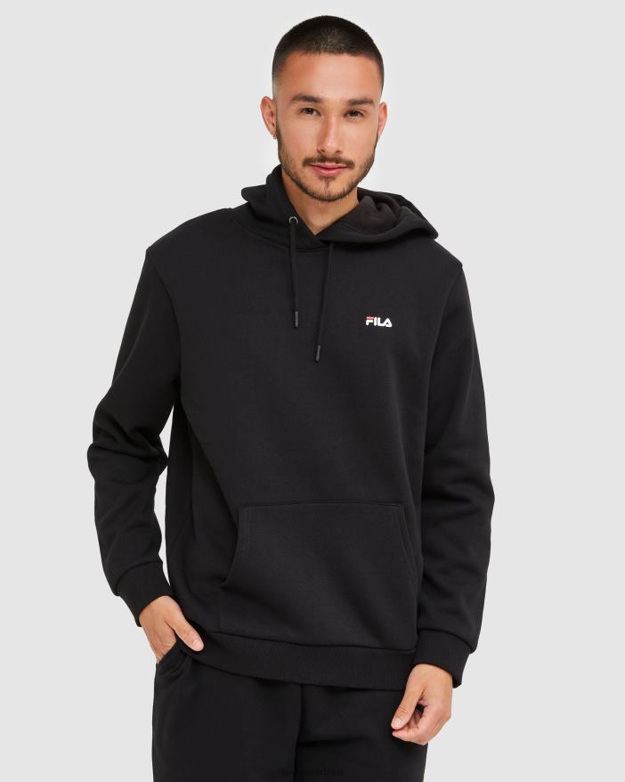 čierna FILA klasická unisex kapucňa 2 čierna fila 68Z202459