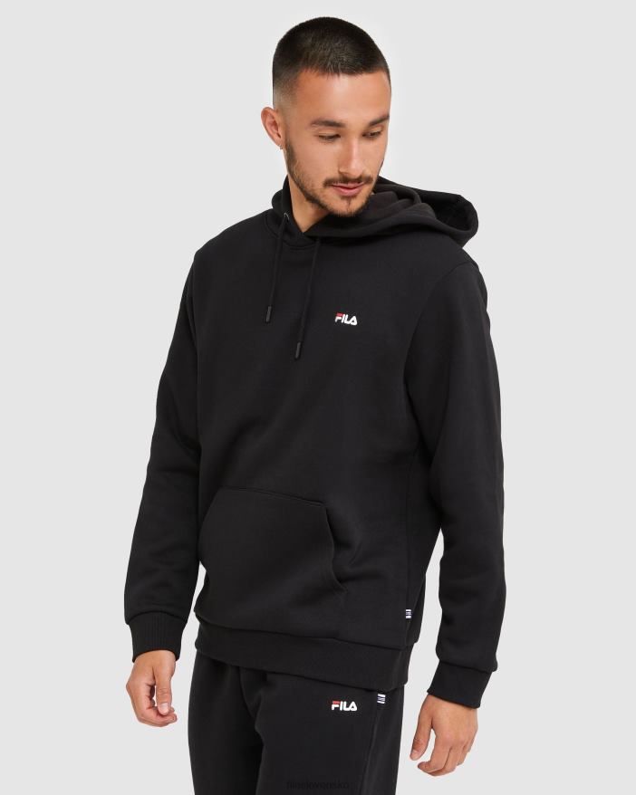 čierna FILA klasická unisex kapucňa 2 čierna fila 68Z202459