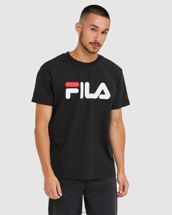 čierna FILA klasické unisex tričko fila čierne 68Z202434