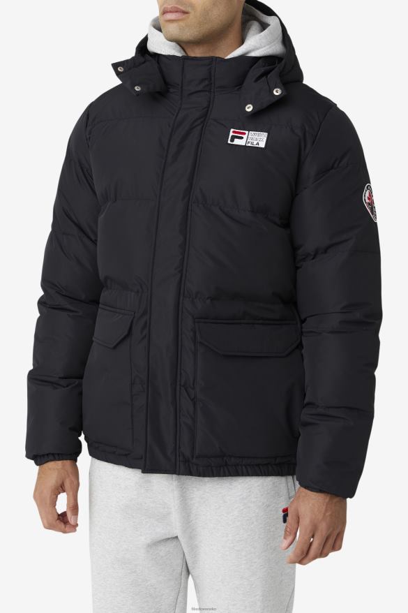 čierna FILA otler puffer bunda fila čierna 68Z20788