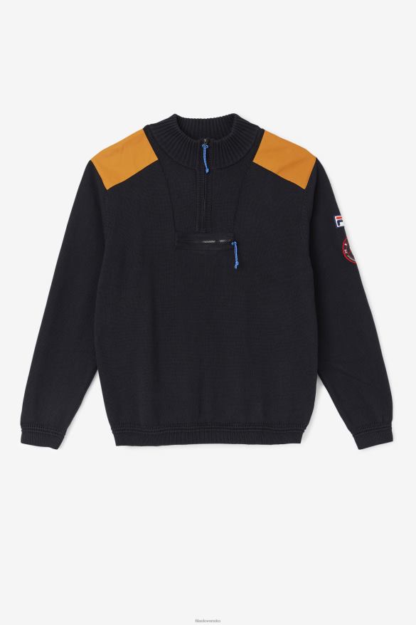 čierna/adobe FILA čierny/adobe merkle sveter na 1/4 zips fila 68Z20516