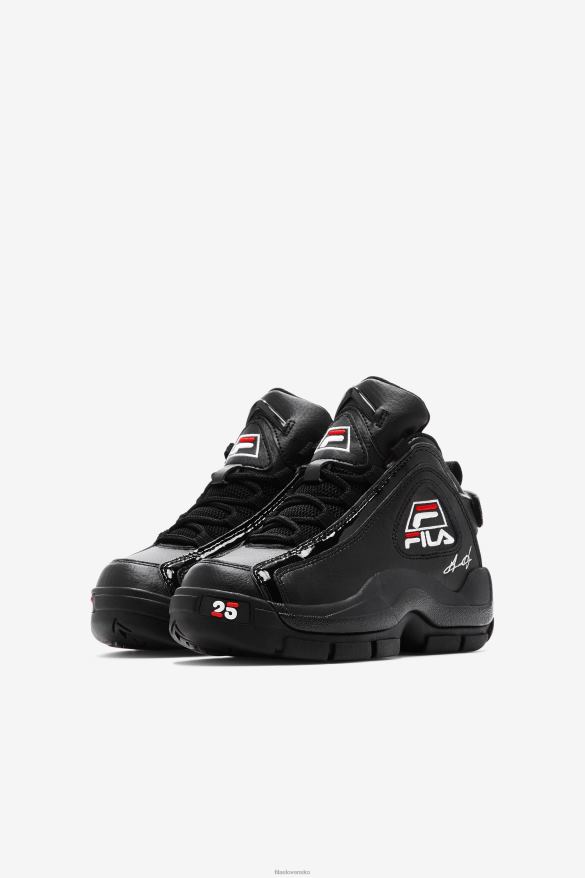 čierna/biela/červená FILA fila black/white/red little kids\ grant hill 2 25th jubile edition 68Z202224