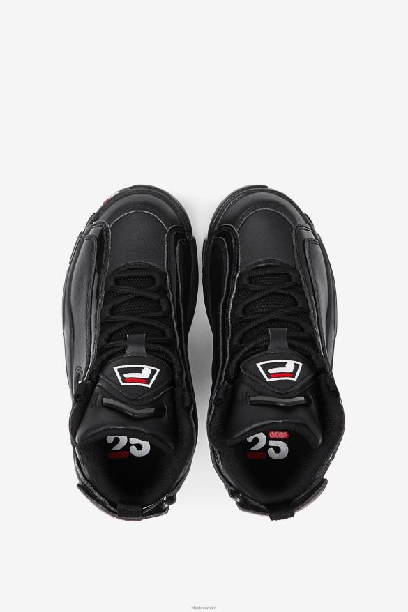 čierna/biela/červená FILA fila black/white/red little kids\ grant hill 2 25th jubile edition 68Z202224