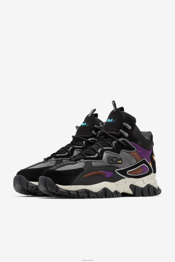 čierna/fialová/pelikán FILA fila pánske ray tracer tr 2 mid black/purple/pelican 68Z20163