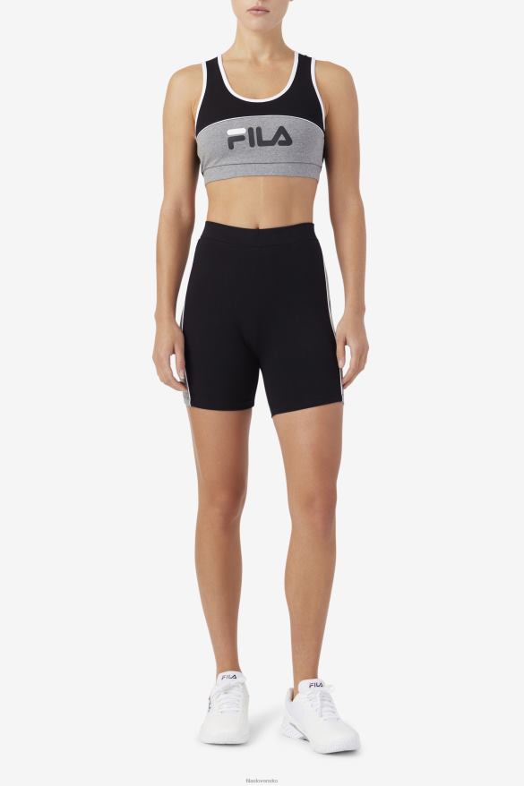 čierna/vresová/biela FILA davina bike short fila black/heather/white 68Z201640