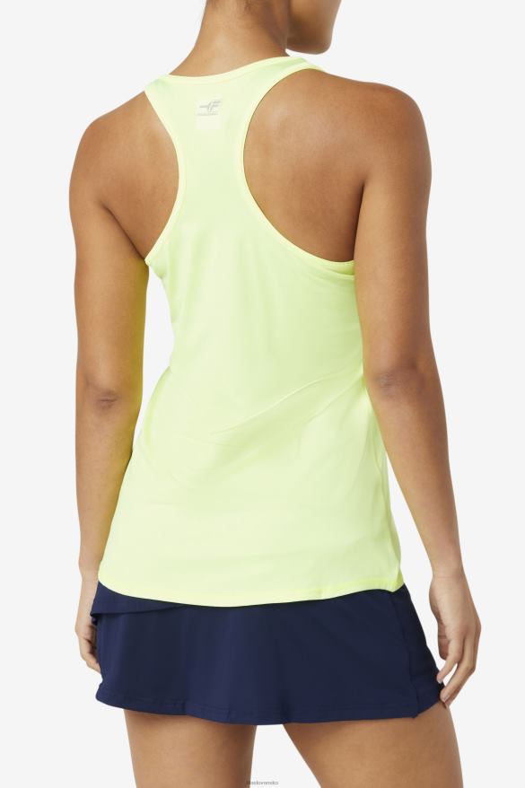 žltoheather FILA fila pickleball racerback tank yellowheather 68Z202023