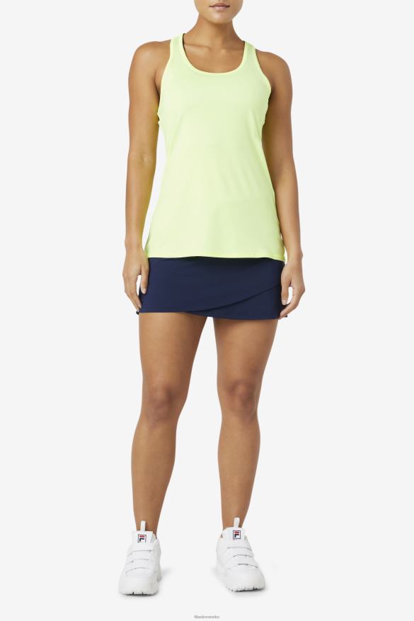 žltoheather FILA fila pickleball racerback tank yellowheather 68Z202023